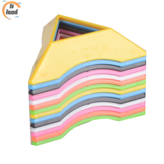 Giá Đỡ Khối Rubik Hình Tam Giác Bằng Nhựa 7.5cm Nhiều Màu Sắc