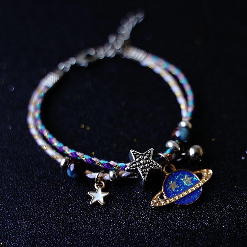 Bbyter Vòng Tay Hành Tinh Vũ Trụ Ngôi Sao Mặt Trăng Quà Tặng Cho Bạn Gái Sinh Viên