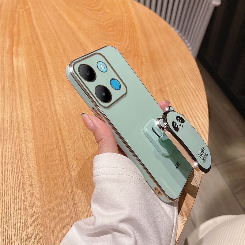 Ốp Điện Thoại Có Giá Đỡ Hình Gấu Trúc Cho xiaomi redmi note 13 pro plus note 13 pro +