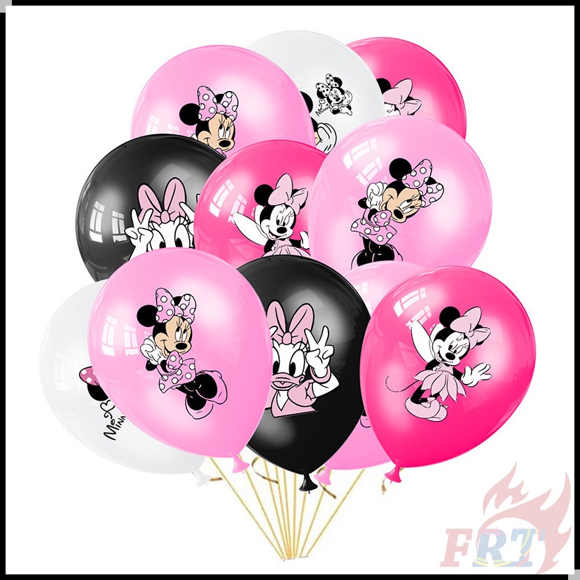 ♦ Bong Bóng Trang Trí Tiệc Tùng ♦ 1 Bong Bóng Cao Su 12 Inch Hình Chuột minnie Và Vịt daisy Trang Trí Tiệc Sinh Nhật