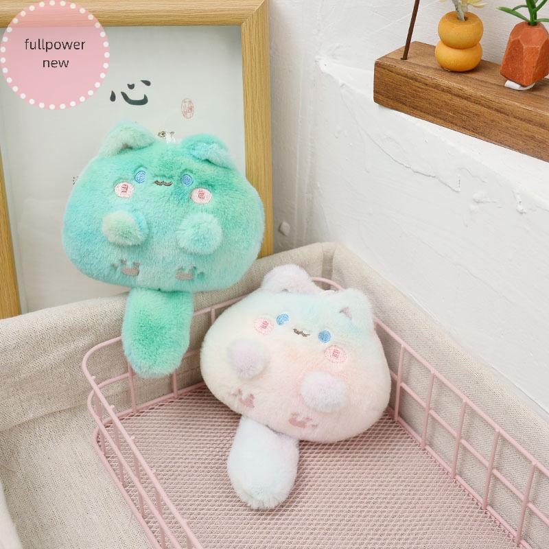 Fullpowernew Móc Khóa Hình Mèo Nhồi Bông Nhiều Màu Đáng Yêu Cho Bé vn