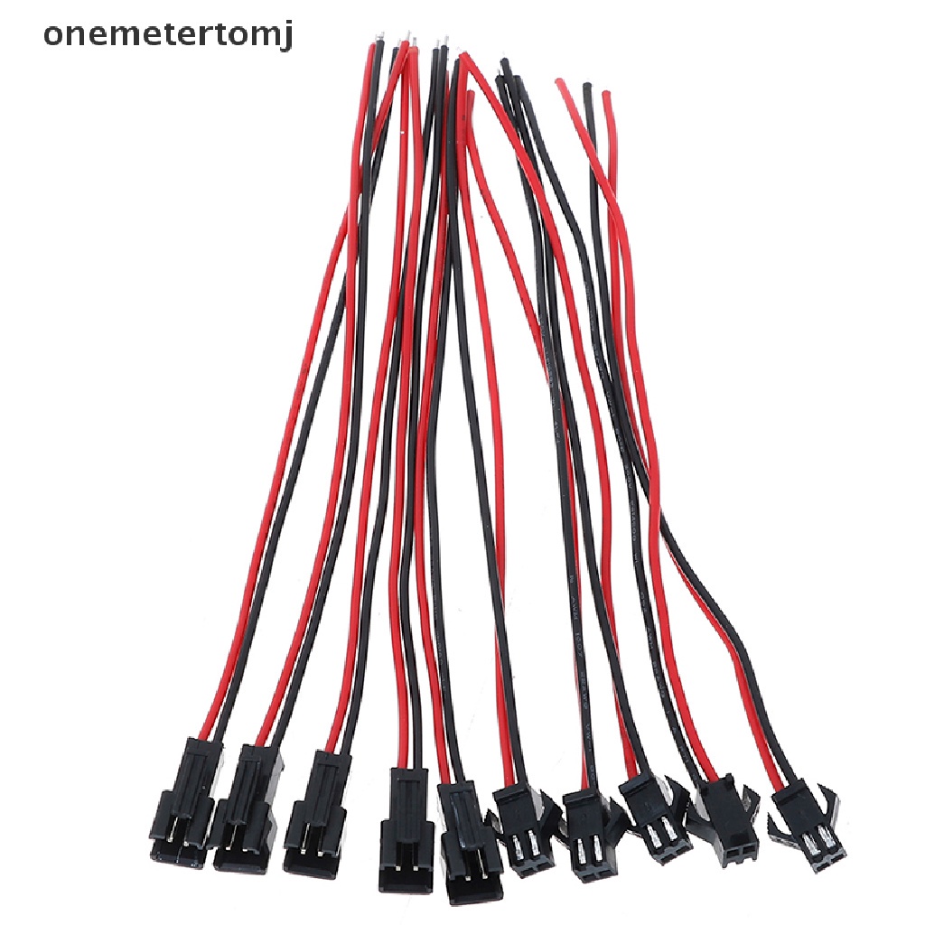 10 Đầu Nối Dây Điện JST SM 2pins Dài 15cm