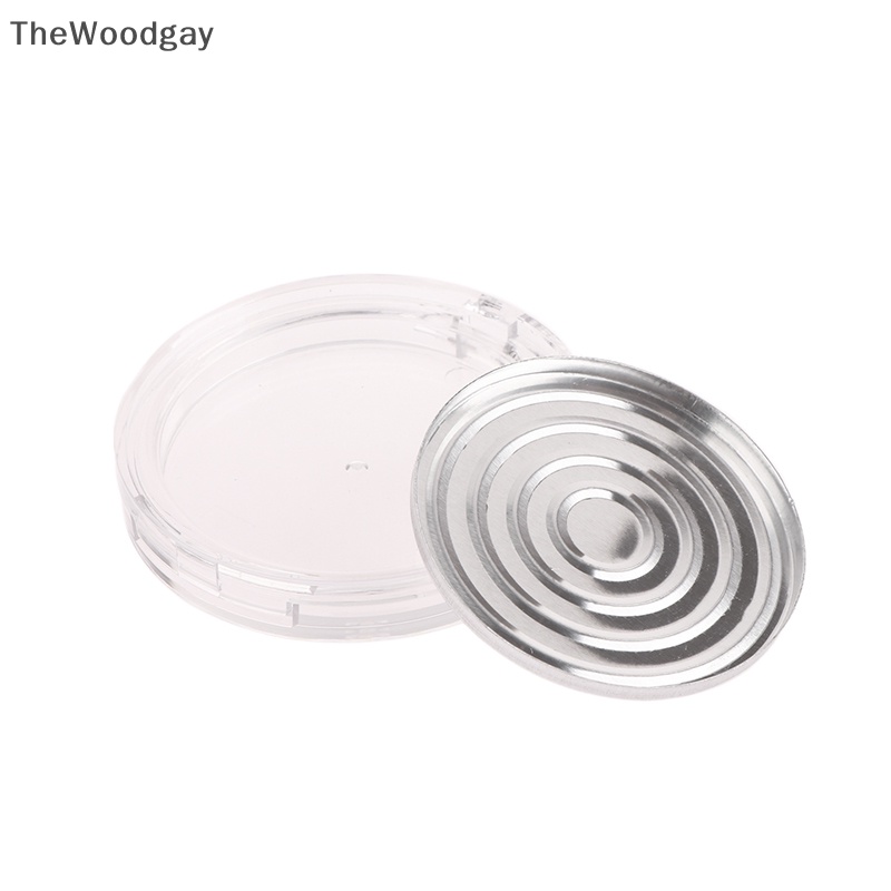 Hộp Phấn Má Hồng Rỗng Trong Suốt 8.5ml Kèm Chảo Nhôm Đường Kính Trong 59mm