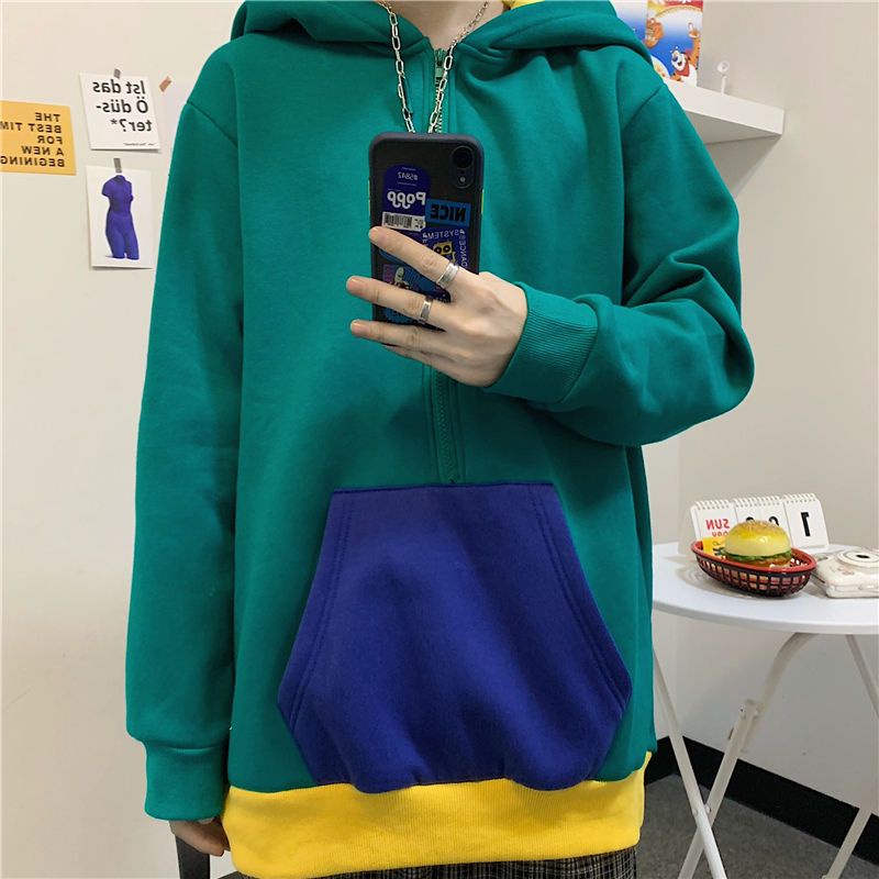 Áo hoodie plus size Phong Cách Hàn Quốc Nam Tính
