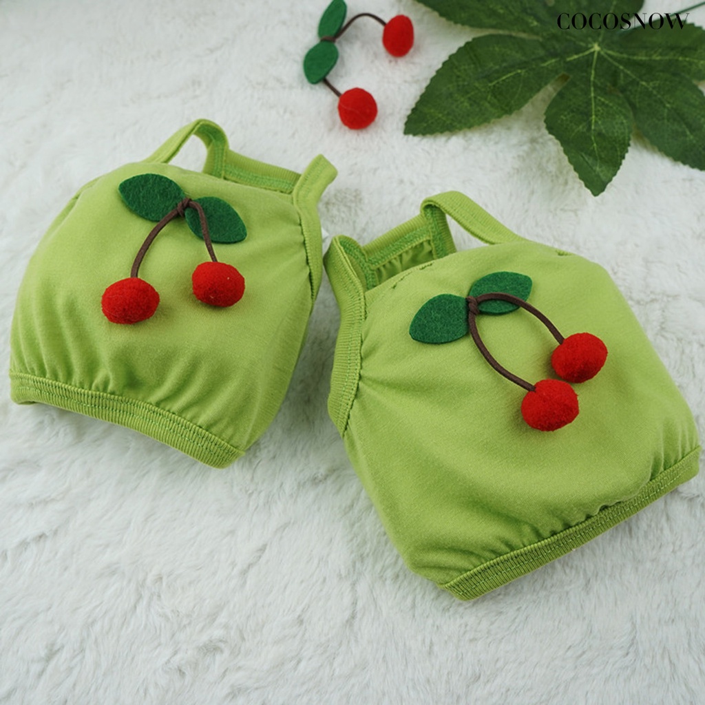 Áo polyester Bắt Mắt Họa Tiết cherry Chống Tràn Cho Thú Cưng
