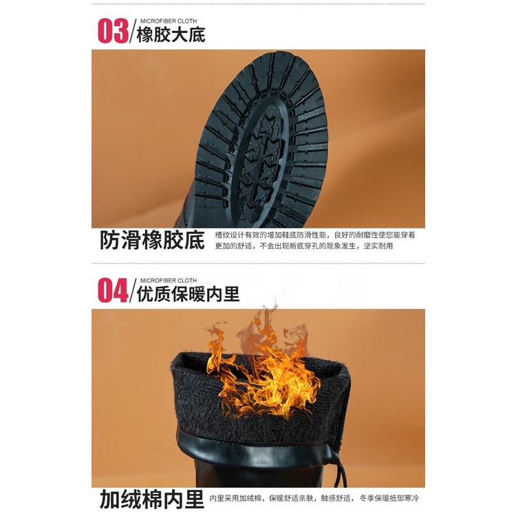 Giày Bốt Cao Su pu Gót Vuông Cột Dây Phía Sau 3-5cm Màu Sắc