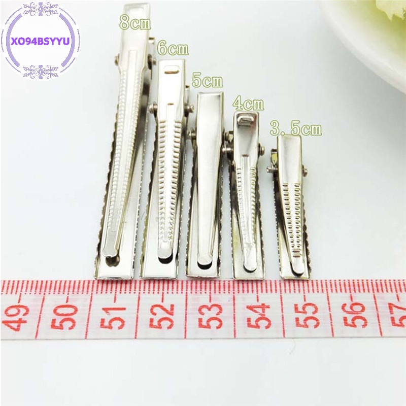 Set 50 Kẹp Tóc Kim Loại Màu Bạc Xo94Bsyu vn