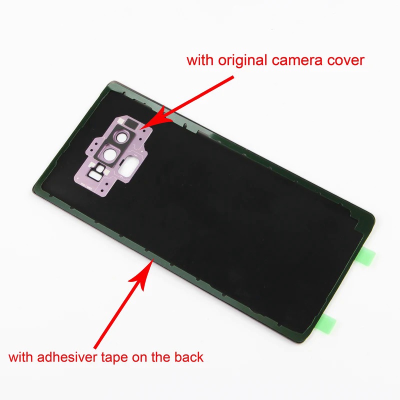 Ốp Điện Thoại Mặt Kính Có Ngăn Pin Phía Sau Cho samsung galaxy note9 note 9 n9600 sm-n9600 n960f