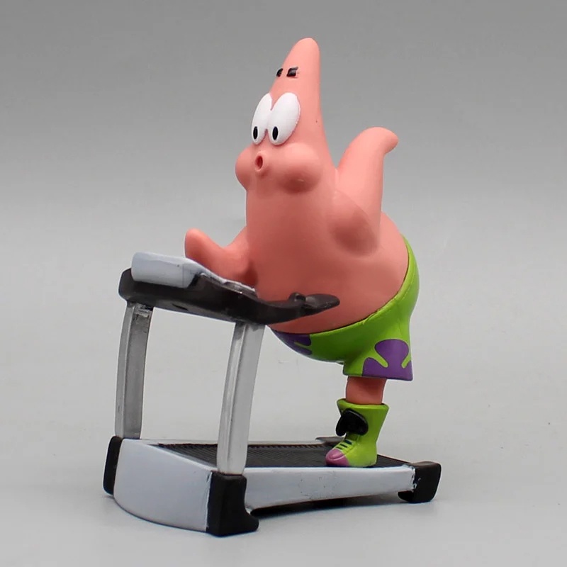 Mô Hình Nhân Vật Phim Hoạt Hình spongebob squarepants 10cm Bằng pvc Trang Trí Bàn Làm Việc