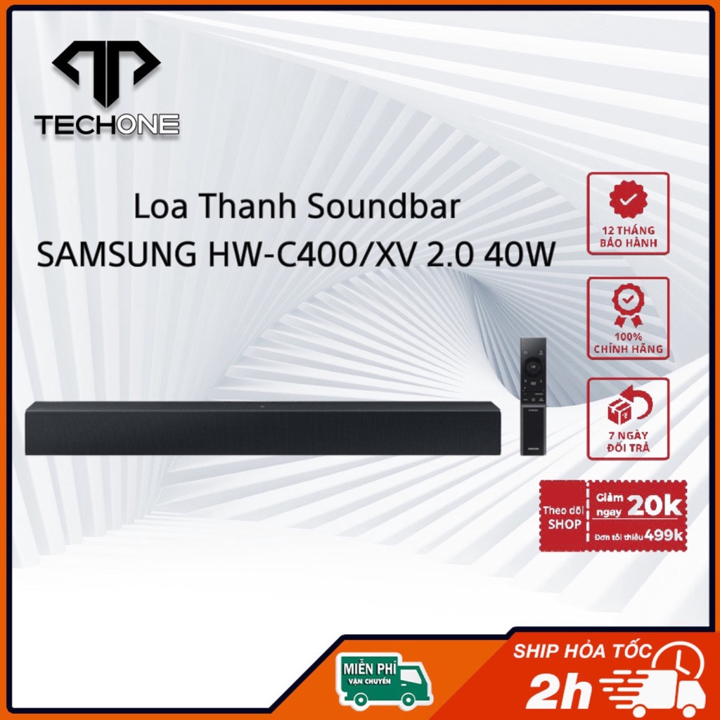 Loa thanh Samsung HW-C400/XV 40W 2.0 - hàng chính hãng - bảo hành 12 tháng