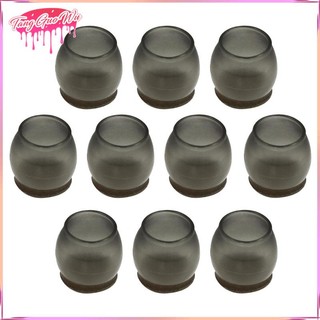 Silicone set 10 miếng silicon bọc bảo vệ chân bàn ghế