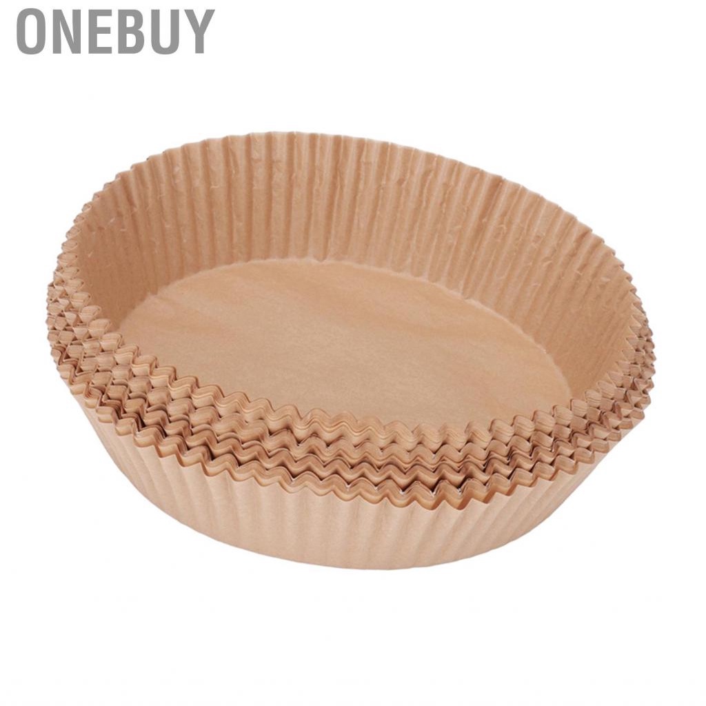 Onebuy 100PCS Disposable Paper Liner Non Stick Silicone Oil Tray Kitchen Fryer