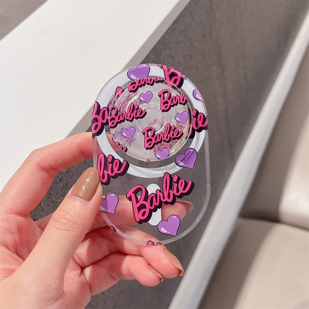 Giá Đỡ Điện Thoại Hít Nam Châm Chống Rơi In Hình Hoạt Hình Đáng Yêu Cho iphone