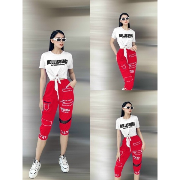 Áo croptop nữ thắt gấu BELLISSIMA phong cách, siêu thoáng mát tập shuffle dance, zumba,aerobic gym, yoga, chất thun