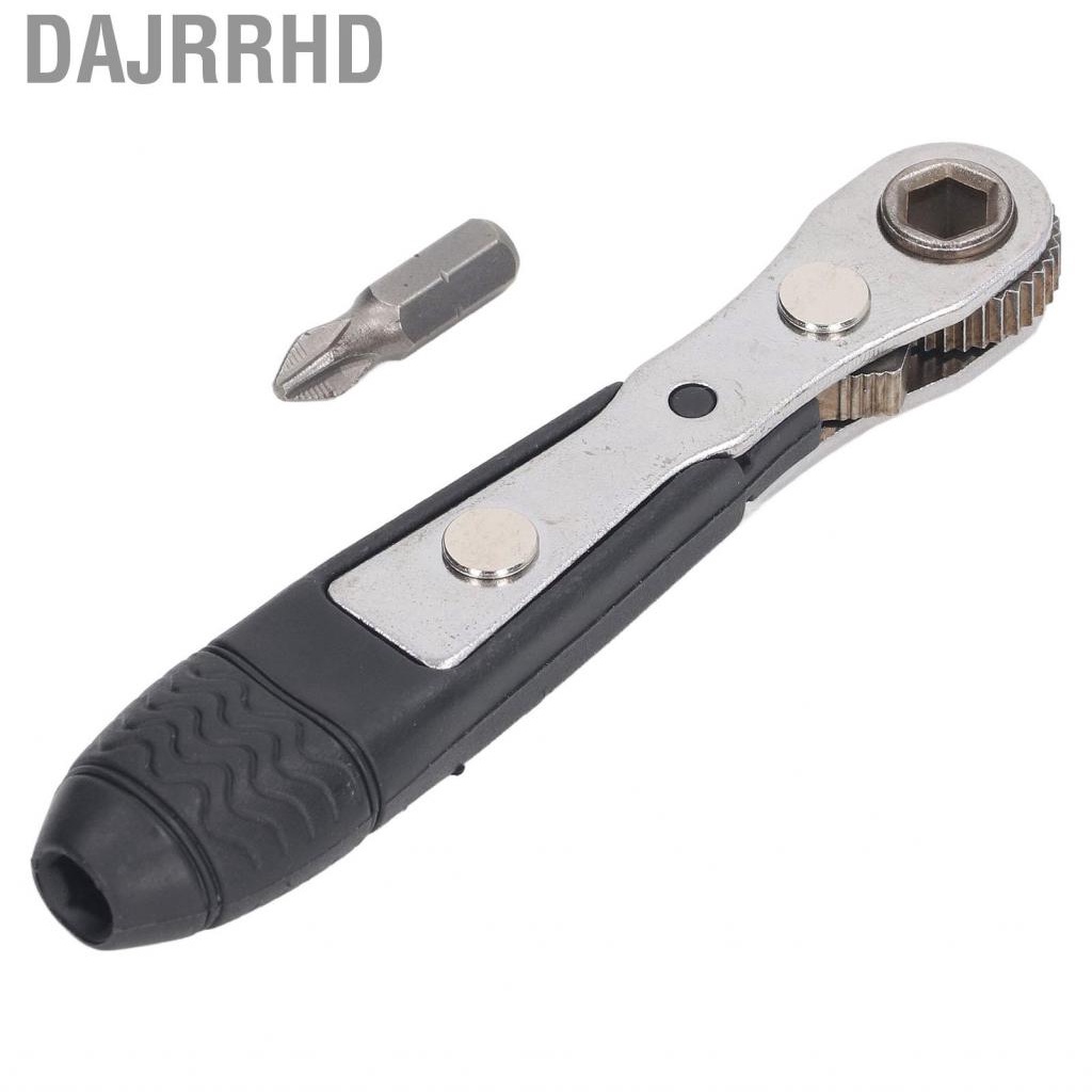 Dajrrhd Ratchet Wrench 1/4in Household Single Head Mini Portable Miniature Screwdriver