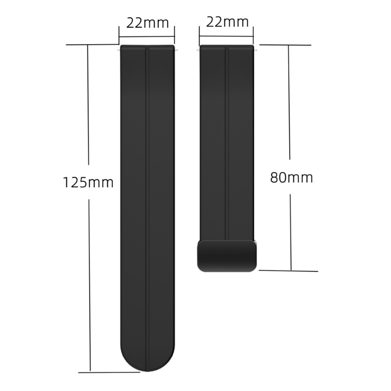 Cclcc 20mm 22mm silicone magnetic folding buckle strap cho huawei gt3 pro band cho galaxy watch 6/6 classic 5 4 3 gear s