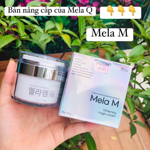 Kem Mờ Nám Tàn Nhang Mela M Hàn Quốc Hộp 50g, Làm Mờ Nám Tàn Nhang, Giúp Trắng Da Và Ngăn Ngừa Lão Hoá Fuhocometics