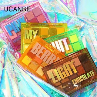  UCANBE Bảng Phấn Mắt 15 Màu Lì Ánh Ngọc Trai Xanh Lục Nâu Mùa Hè 