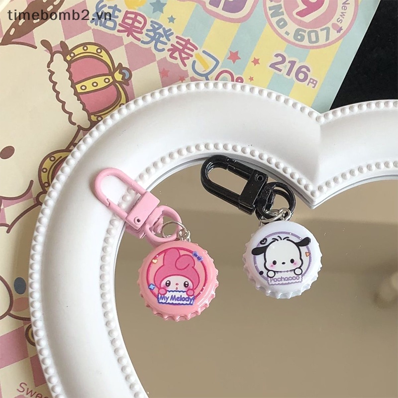 SANRIO  Móc Khóa Ba Lô / Balo / Túi Xách Hình my melody purin pocha kawaii kittty kuromi cinnamoroll my melody purin Làm Quà Tặng Sinh Nhật Cho Bé ~