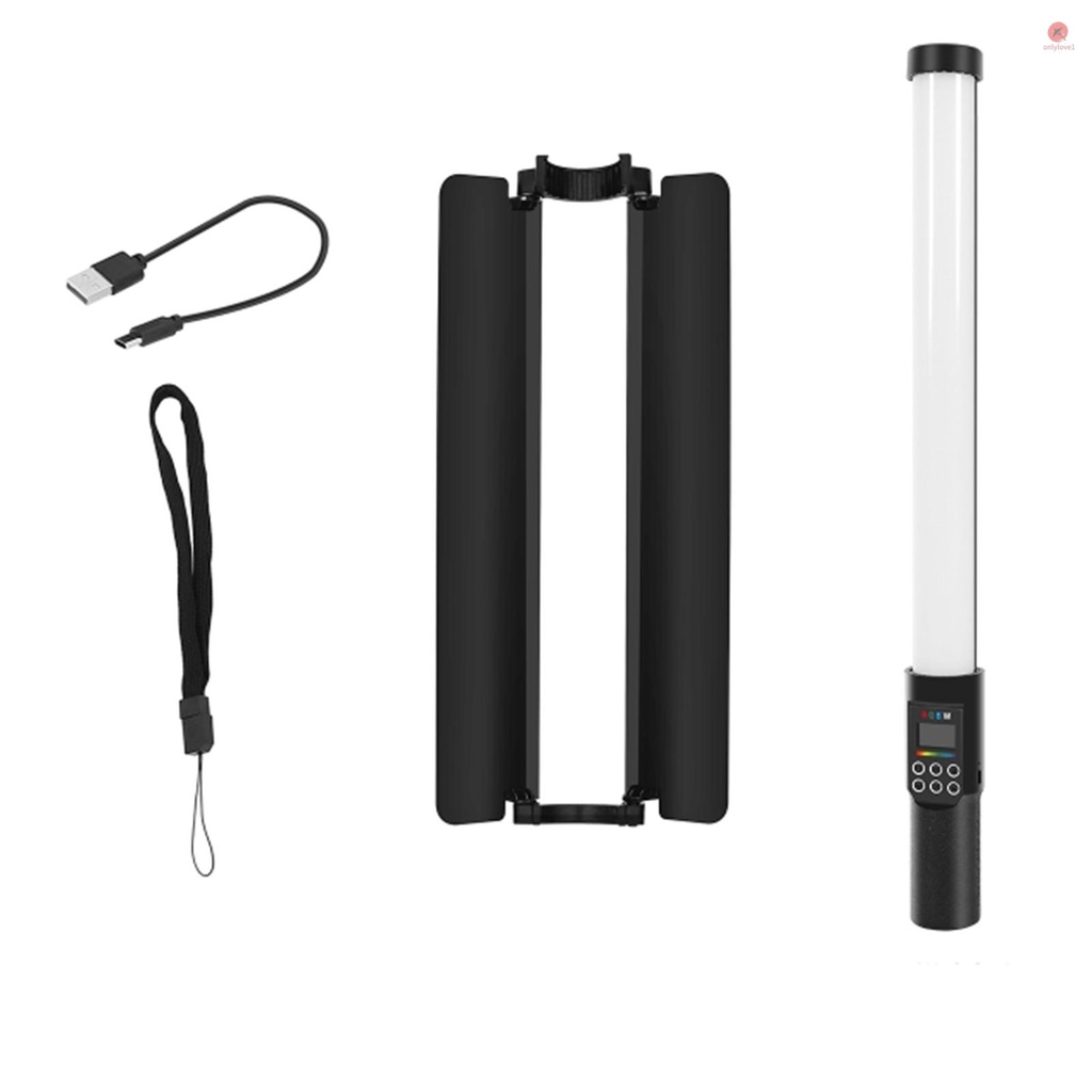 Đèn led rgb Quay video Cầm Tay 3000k-6500k 18 Hiệu Ứng Ánh Sáng Tích Hợp Pin Cho Chân Dung live Stream