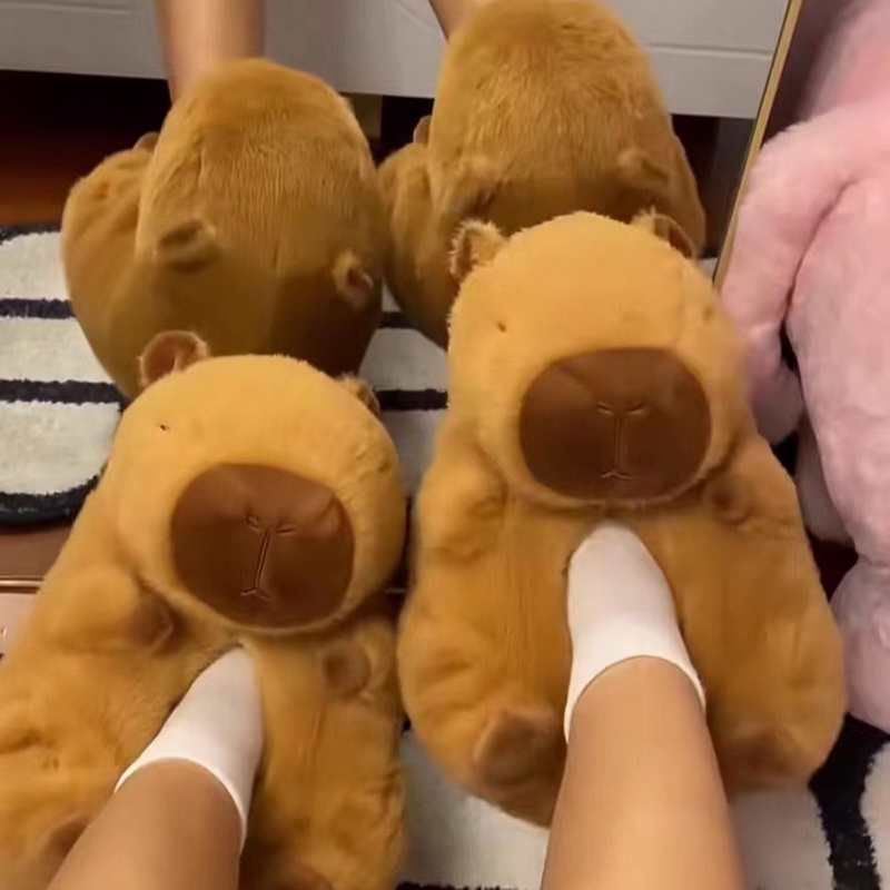 Capybara Dép Bông Đi Trong Nhà Hình Động Vật Dễ Thương