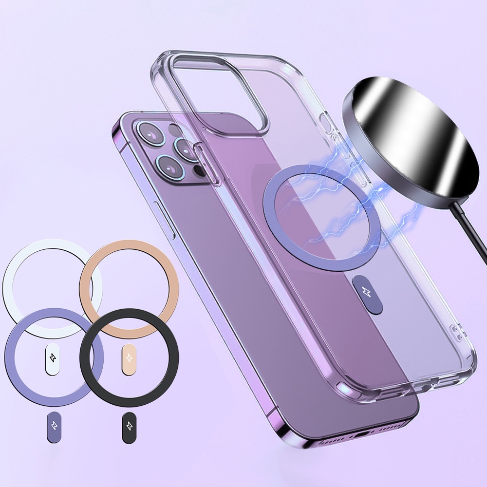 Miếng Dán Hít Nam Châm Sạc Điện Thoại Không Dây Cho iphone 15 14 13 / 15
