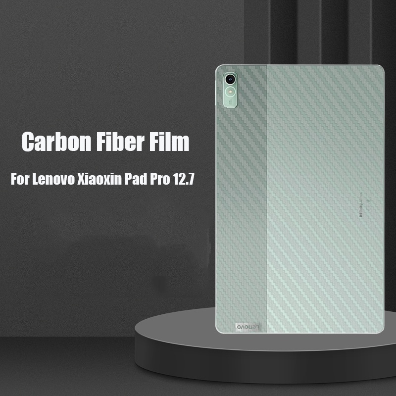 Phim Dán Bảo Vệ Màn Hình Sau Họa Tiết Sợi carbon 3d Chống Dấu Vân Tay Cho lenovo xiaoxin pad pro 12.7 3d tb371fc