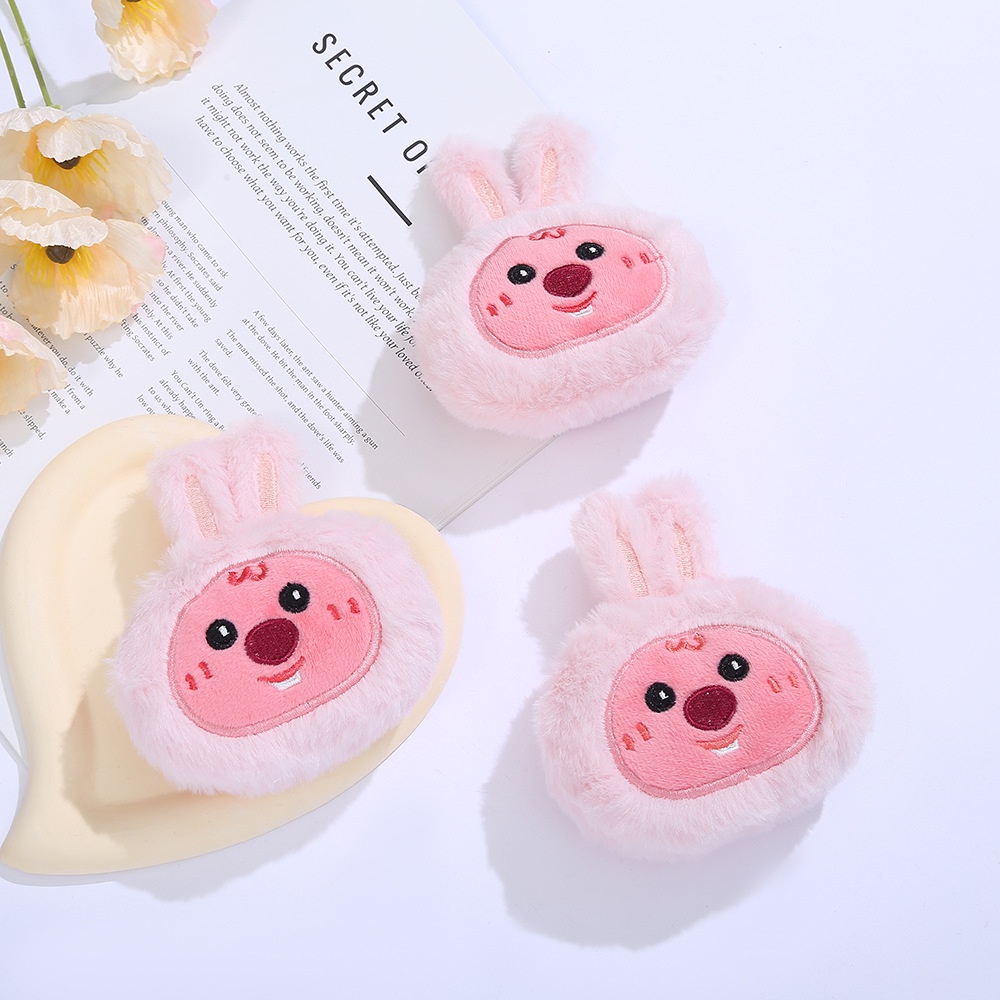 Hoạt Hình Kẹp Tóc Hình Thú Nhồi Bông Dễ Thương Cho Bé Gái
