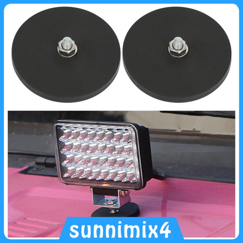 Set 2 Giá Đỡ Đèn Kèm Đệm Cao Su Chuyên Dụng Cho Xe Hơi