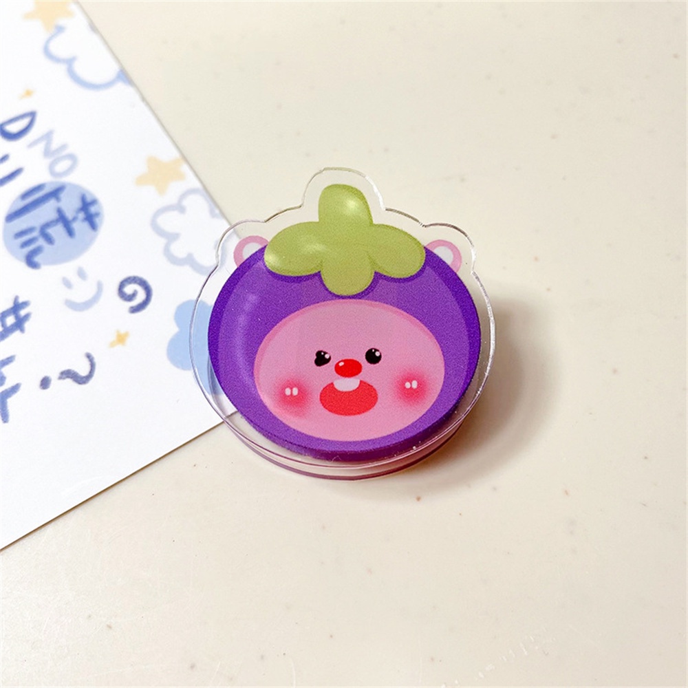 Loopy Ruby Note Clip Hoạt Hình Kẹp Hai Mặt Giá Trị Cao Acrylic Pp Clip Lưu Trữ Clip Kiểm Tra Kẹp Giấy Thiết Bị Ngoại Vi Loopy ins.style_vn