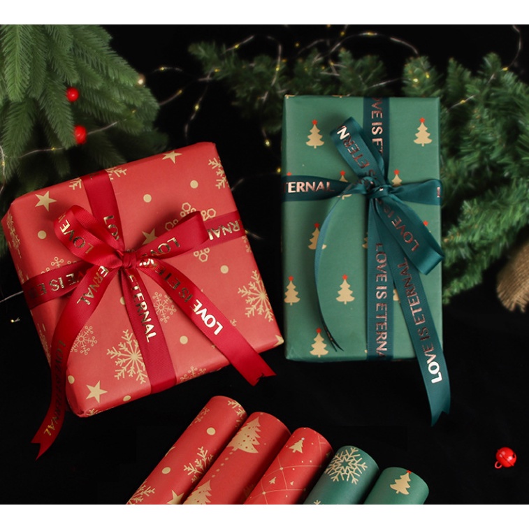 Giấy Gói Quà, Giấy Làm Thủ Công BST03 Trang Trí Noel Giáng Sinh