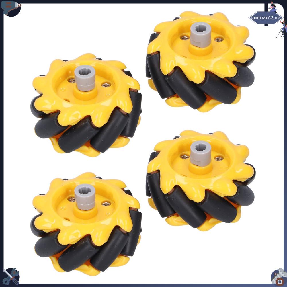 Power Helper Mecanum Wheel Robot thông minh Phụ tùng ô tô kiện linh đồ chơi tự làm đa hướng 48mm