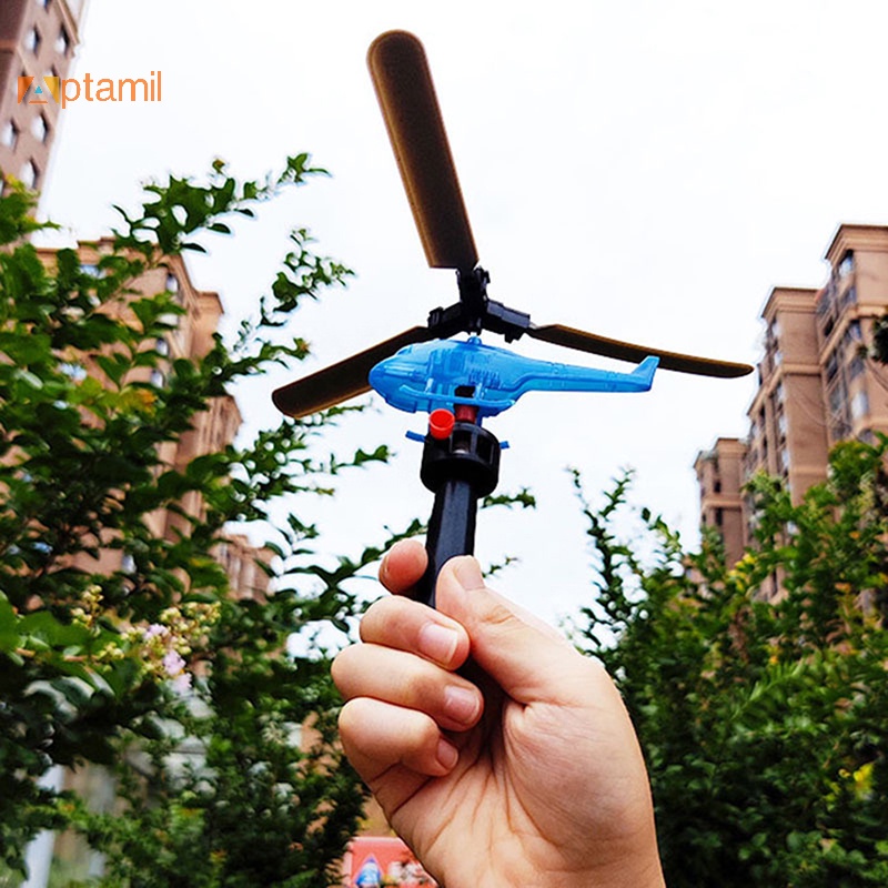 Đồ Chơi Máy Bay Nhỏ Dây Rút {laiqianfa333} Kéo helicopter fly Dây Rút Giáo Dục Ngoài Trời Cho Trẻ Em {laiqianfa333}