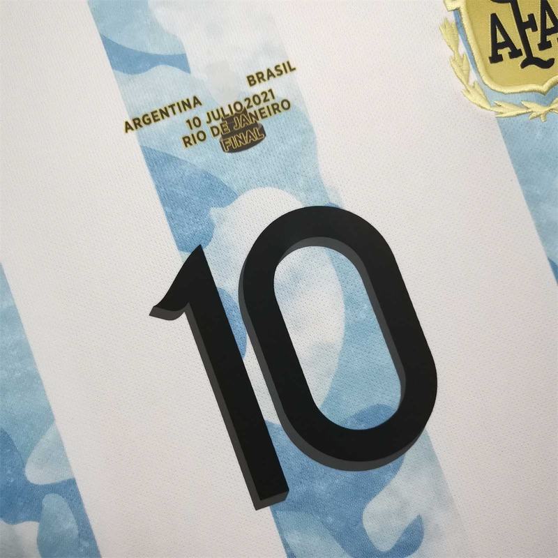 Áo Thun Số 4xl Đội Tuyển argentina 2021 2022