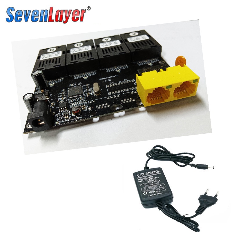 Dây Cáp Mạng 2 / 4 rj45 4 sc 10 / 100m pcba