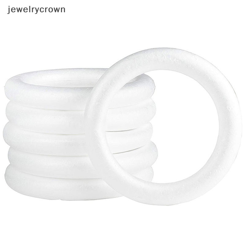 Vòng Xốp polystyrene Tròn Màu Trắng Làm Bằng Tay Trang Trí Nhà Cửa diy
