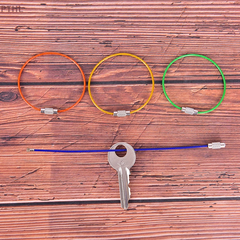 Vòng Khóa Dây Cáp Chìa Khóa Bằng Thép Không Gỉ pt