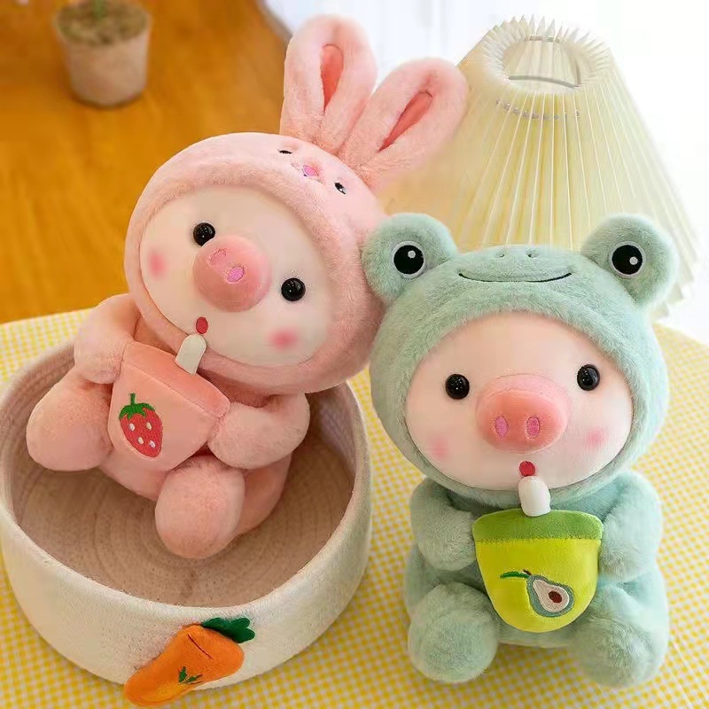 Dễ Thương Đồ chơi nhồi bông Hình Chú Heo Đáng Yêu