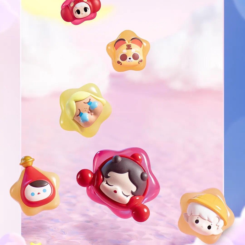 Búp Bê mini Hình Ngôi Sao Nhạc pop mart pop May Mắn crybaby Hiro dimoo Làm Quà Tặng Trang Trí