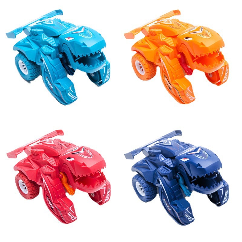 1 Mô Hình Đồ Chơi Khủng Long Biến Hình Bốn Bánh Xe Biến Hình Dành Cho Trẻ