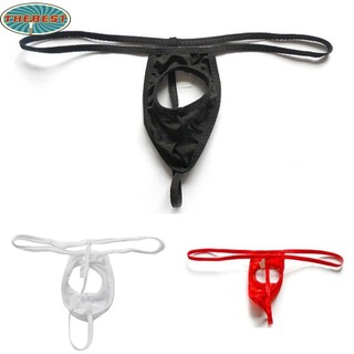 Men's Breathable G String Thong with Stretchy Pouch Sexy T back Jockstrap Design