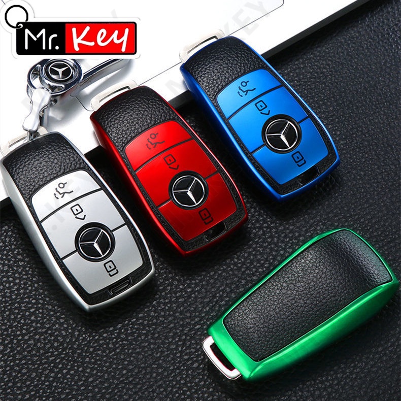 Bao Da tpu Đựng Chìa Khóa Xe Hơi mercedes benz a c e s class w177 w213 w205 w221