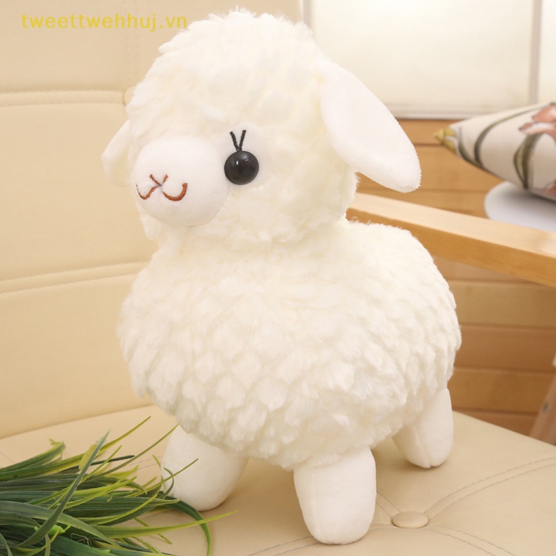 Đồ chơi nhồi bông Hình Cừu Trắng Dễ Thương Trang Trí Ghế sofa