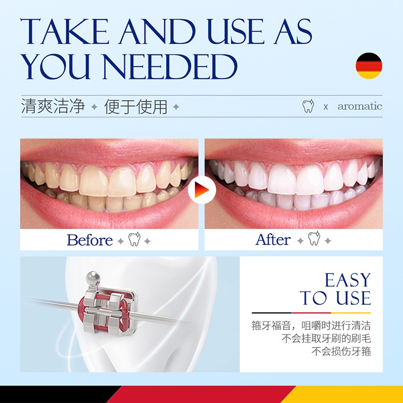 Kem Đánh Răng Màu Trơn Làm Sạch Miệng Thở Được