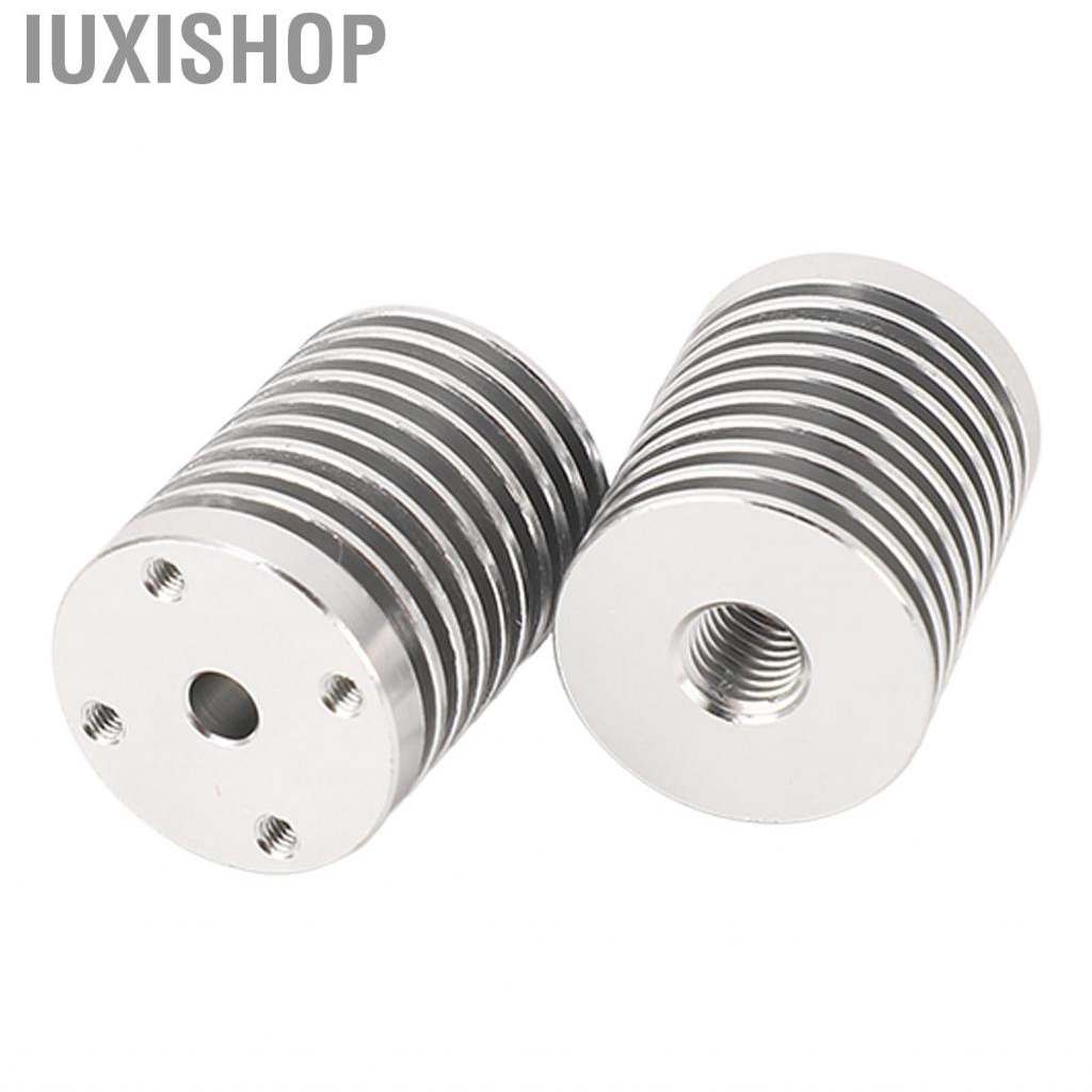 Iuxishop 3D Printer Heatsink Replacement Fine Processing M2.5x4 Screw Hole M7 Thread Hotend Aluminum Alloy for Industrial Use