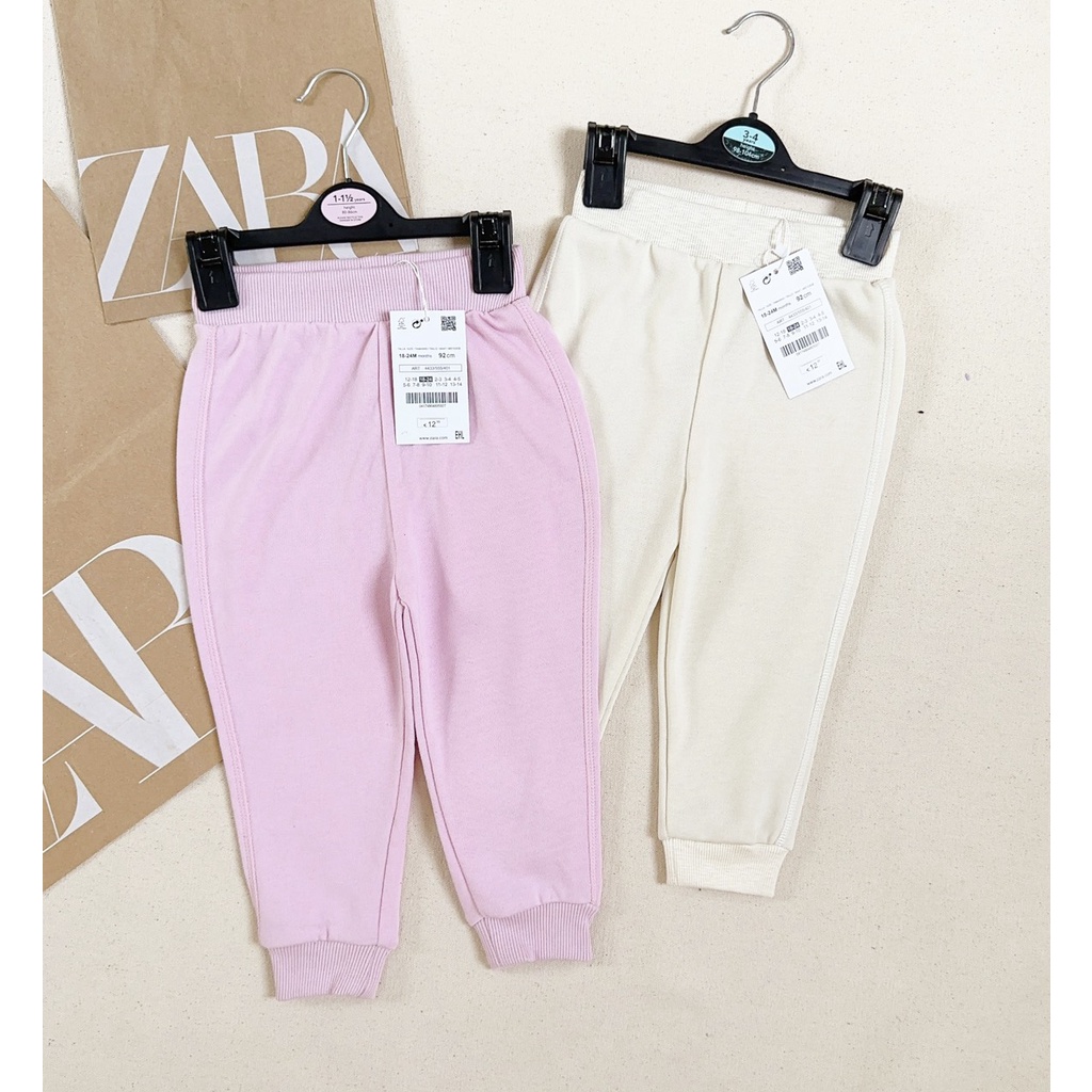 ✨MALINHKID✨CB017- Combo 2 quần nỉ hồng be bé gái VNXk