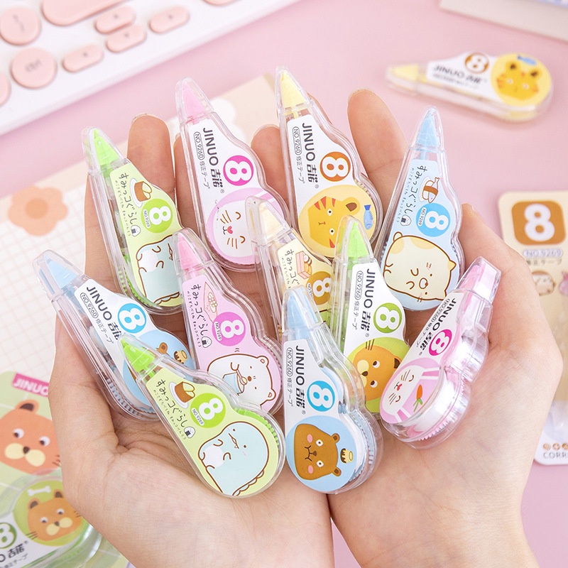 Bút xóa kéo mini hoạt hình, hình động vật đáng yêu, ngộ nghĩnh