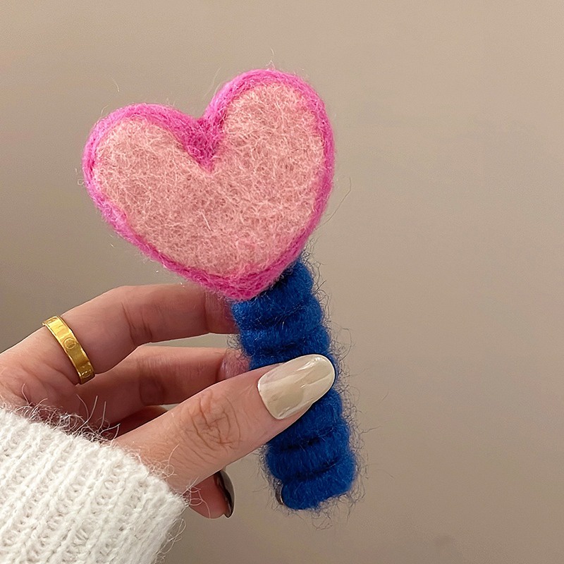 Dây Cột Tóc Bằng Vải Nỉ Co Giãn Bền Không Làm Tổn Thương Tóc Thẳng Hình Ngôi Sao Năm Cánh Dễ Thương Thu Đông Cho Nữ