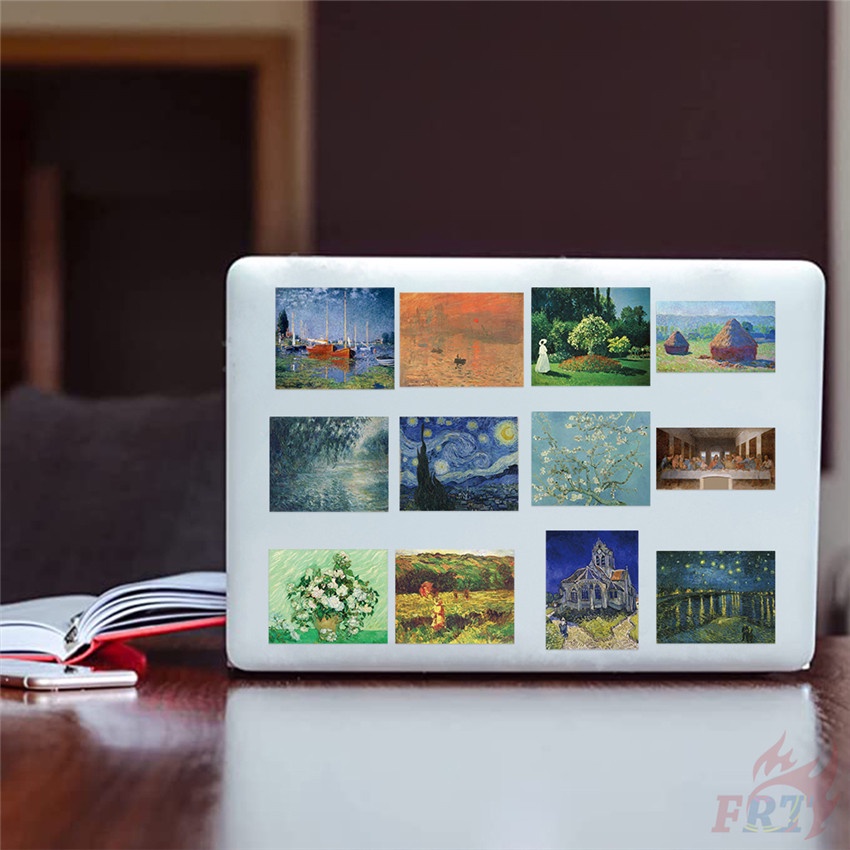 100Pcs/Set ❉ Famous Oil Painting . Art Gallery Series 01 Stickers ❉ Waterproof DIY Fashion Decals Doodle Stickers