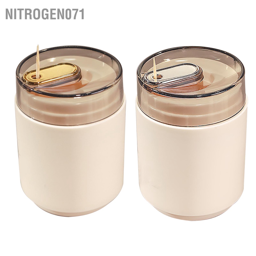 Nitrogen071 Hộp đựng tăm nhấn nhựa tự động đẩy ra cho nhà hàng gia đình